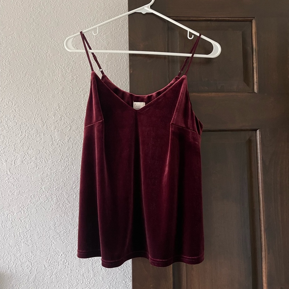 Velvet tank top, perfect condition!